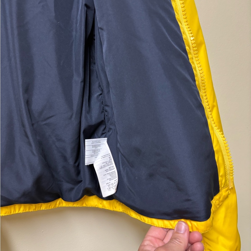 Abercrombie & Fitch Canary Yellow Preppy Winter Zip Up Jacket - Large - Picture 8 of 14